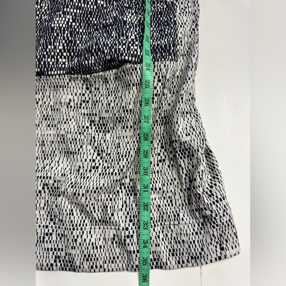 Gerard Darel Women’s Size 42 US 10 Black White Geometric Midi Dress **READ** - Picture 5 of 8